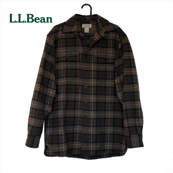 L.L. Bean Plaid Button Down Shirt - Picture 1 of 8